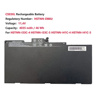 11,4V/4035mAh 46Wh, baterie pro notebook HP CS03XL CSO3XL 800513-001 800231-141 HSTNN-DB6U HSTNN-IB6Y pro HP EliteBook 745 G3 75